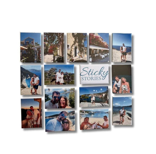 Personalised Travel Memory Magnets 2x2